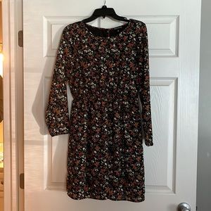 J.Crew Factory long sleeve floral dress